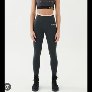 P.E Nation Gray High-Waisted Leggings